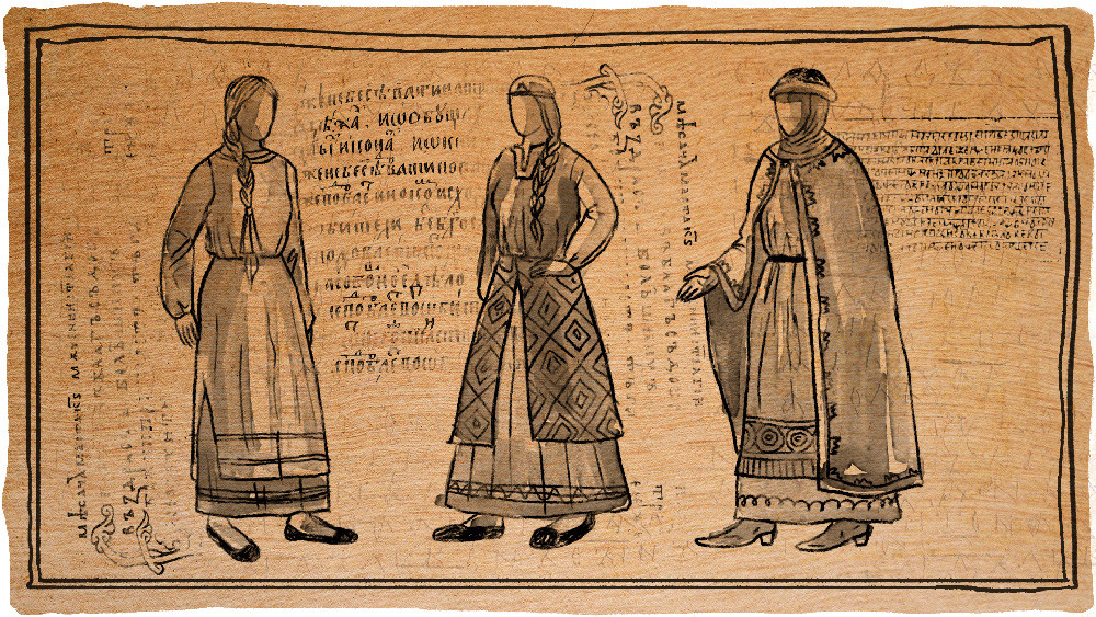 What did traditional Russian clothing look like? (INFOGRAPHIC) Russia