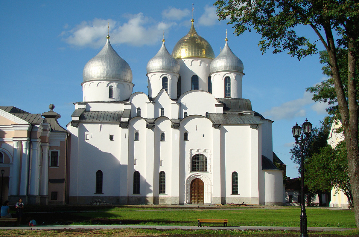 Софийский собор в новгороде план