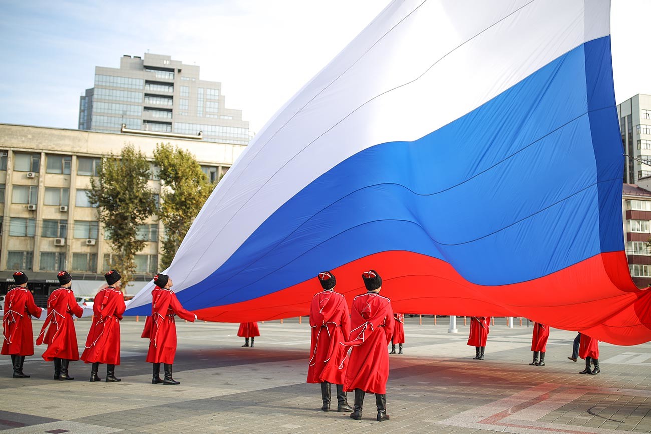 Cossacks in Krasnodar.