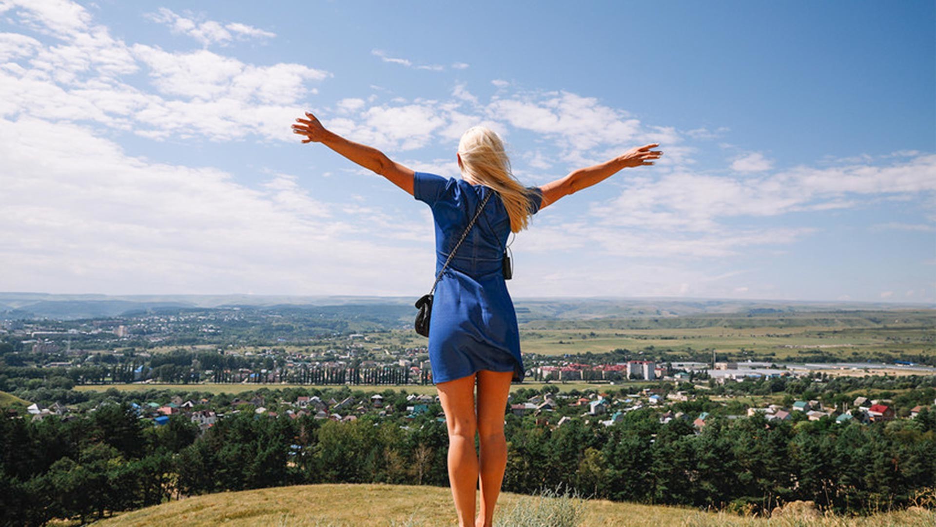 The view of Kislovodsk.