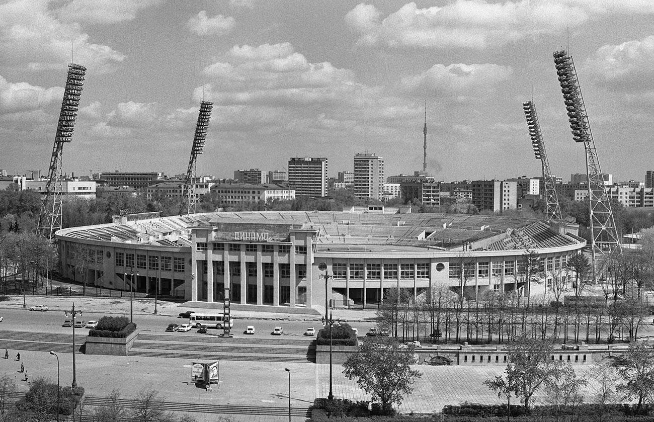 Dinamo stadium in Moscow