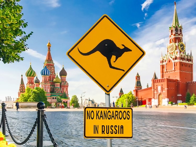 can i travel from australia to russia