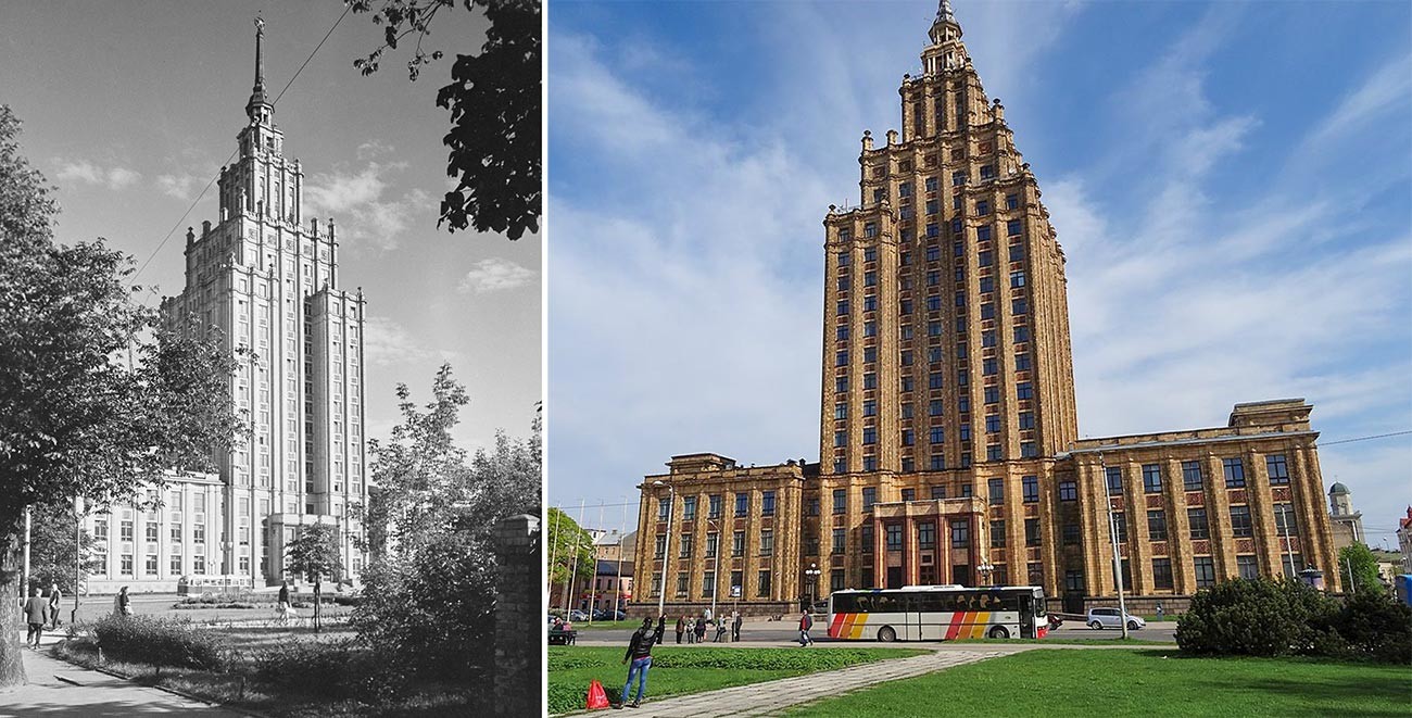 Latvian Academy Of Sciences, 1962 and now.