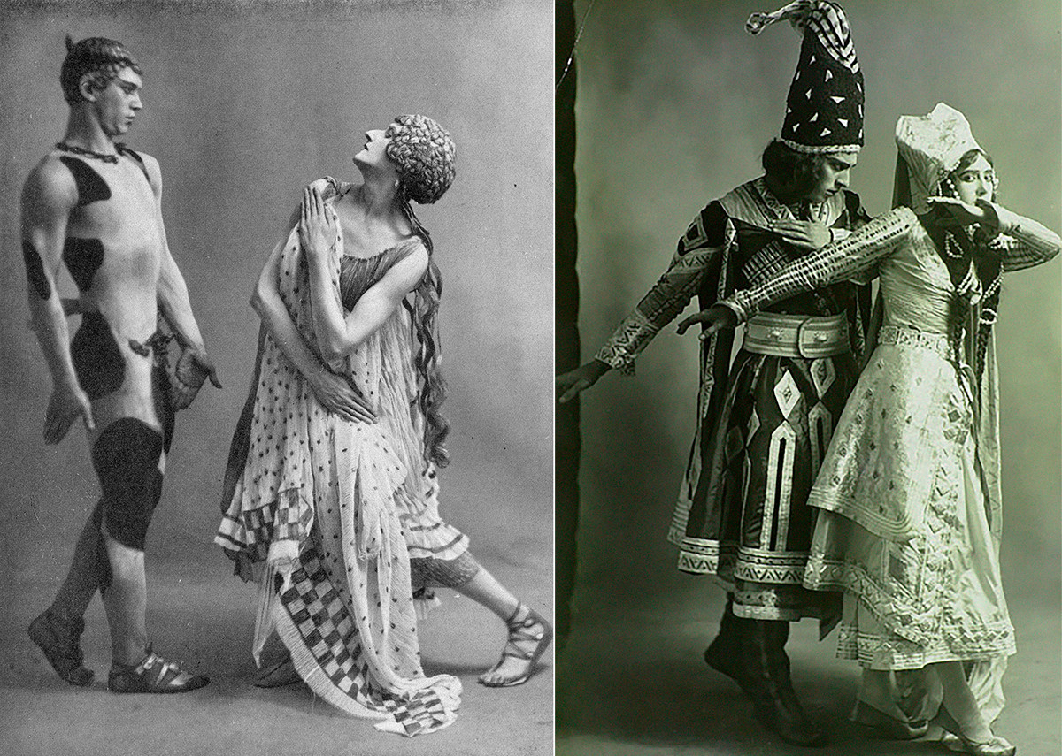 Nijinsky and Karsavina, 1912.