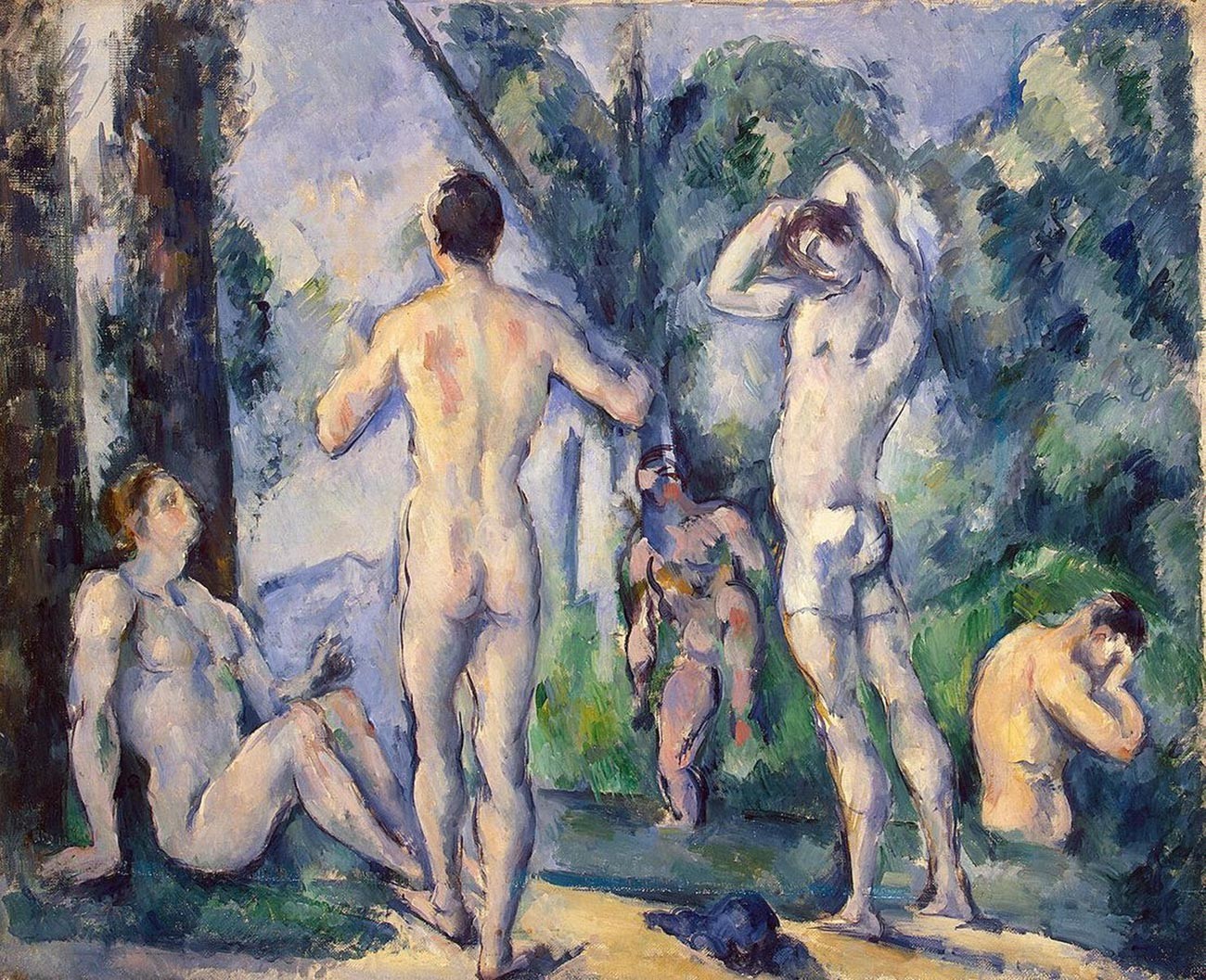 Paul Cezanne. Baigneuses