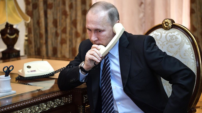 Телефон Путина Фото
