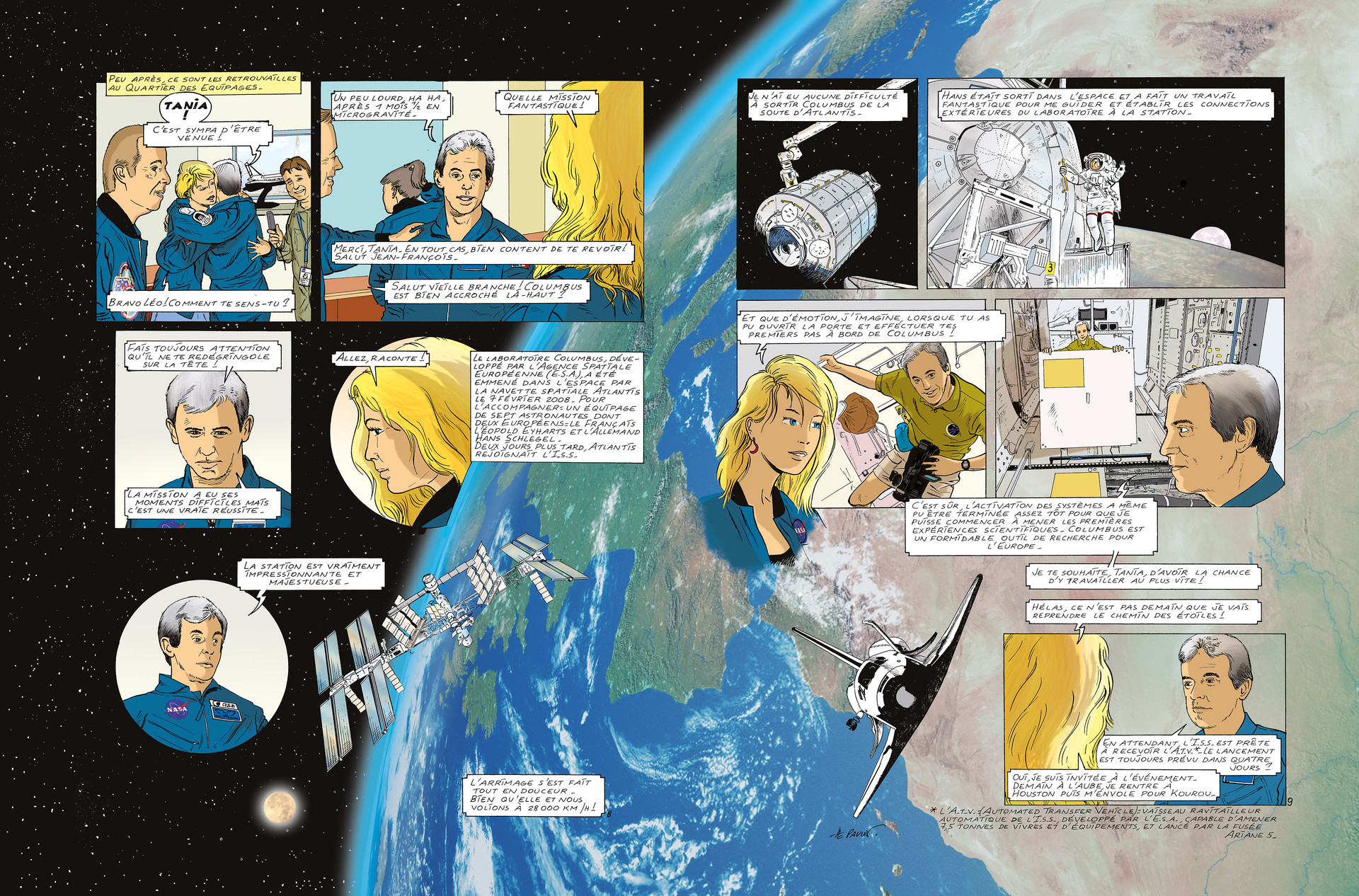 Nom De L Astronaute Français Héros D Une Bd «Tania dans l’Espace»: personnage fictif au nom russe et à l’expérience