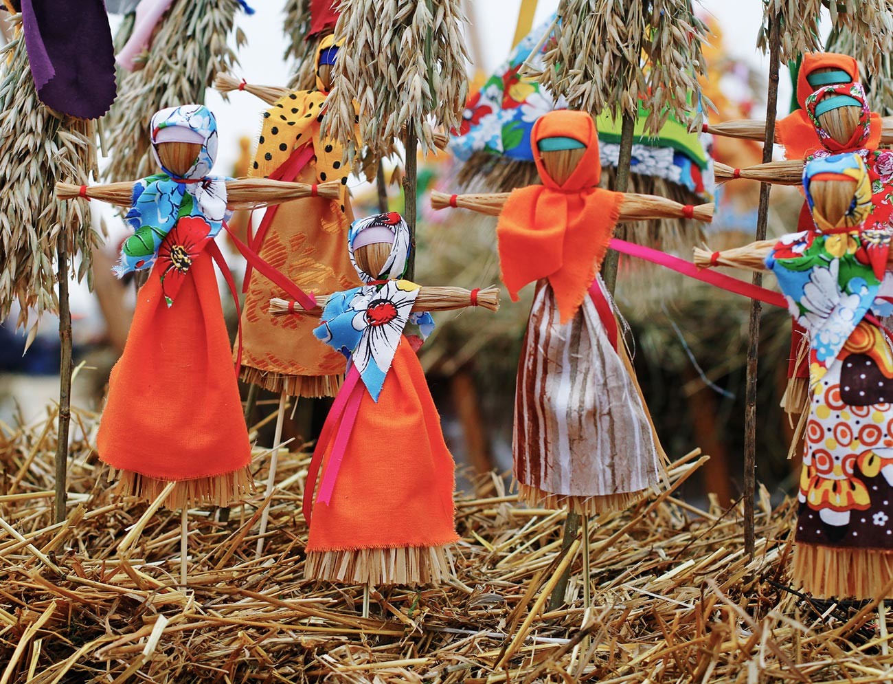 wicker dolls