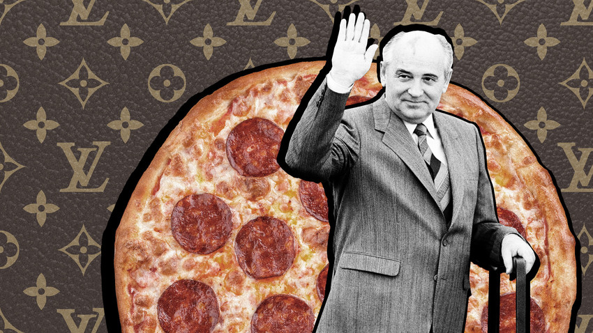 Por qué salió Gorbachov en las campañas publicitarias de Pizza Hut y Louis Vuitton? - Russia Beyond ES