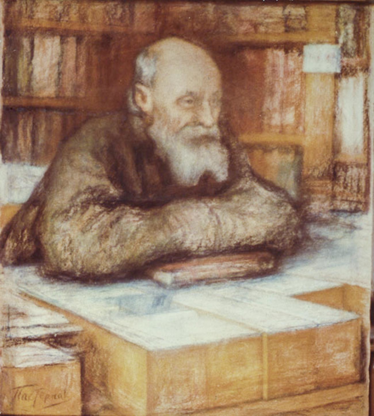 Portret Nikolaja Fjodorova avtorja Leonida Pasternaka
