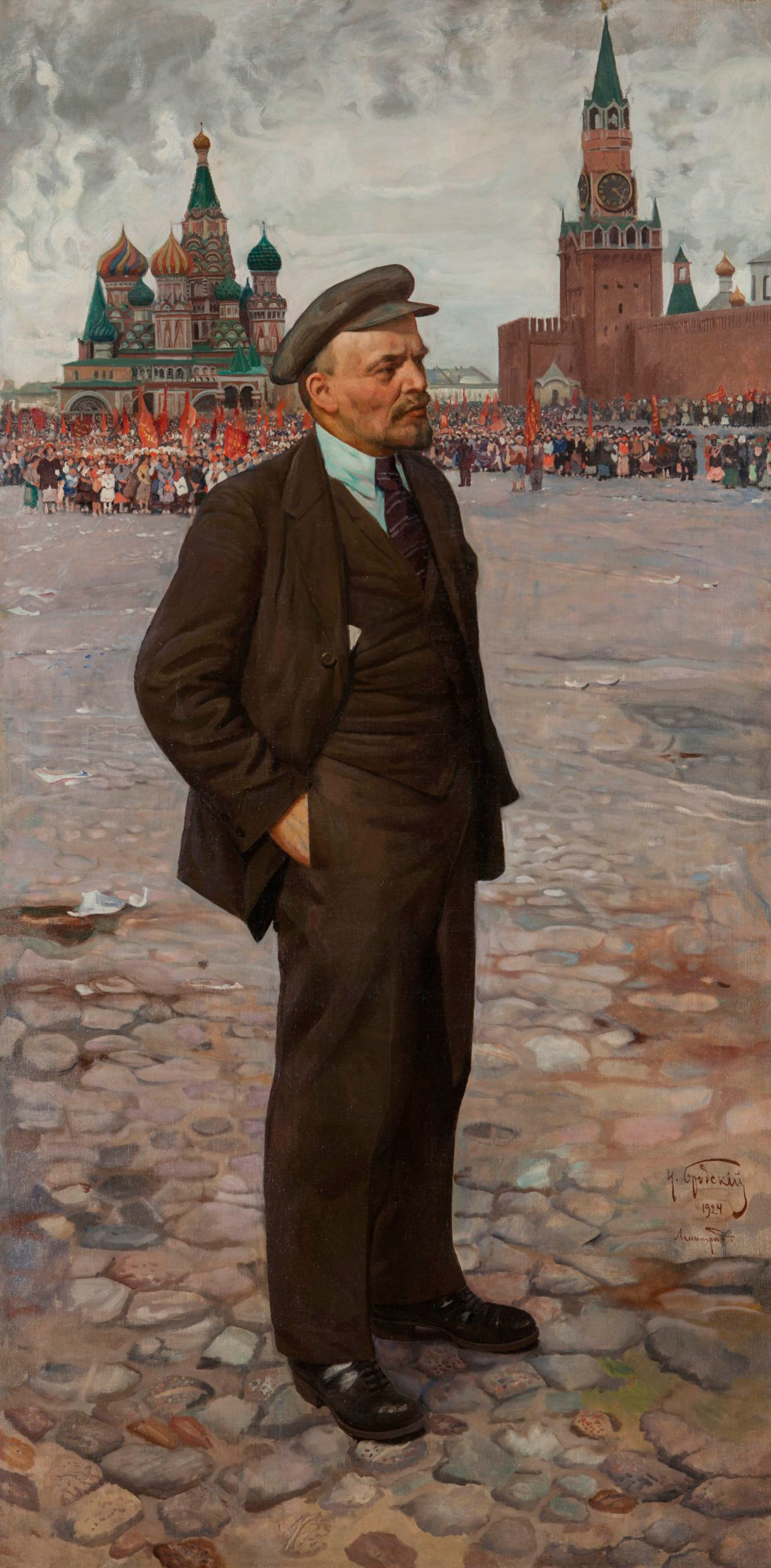 Isaak Brodsky. Vladimir Lénine sur la place Rouge, 1924

