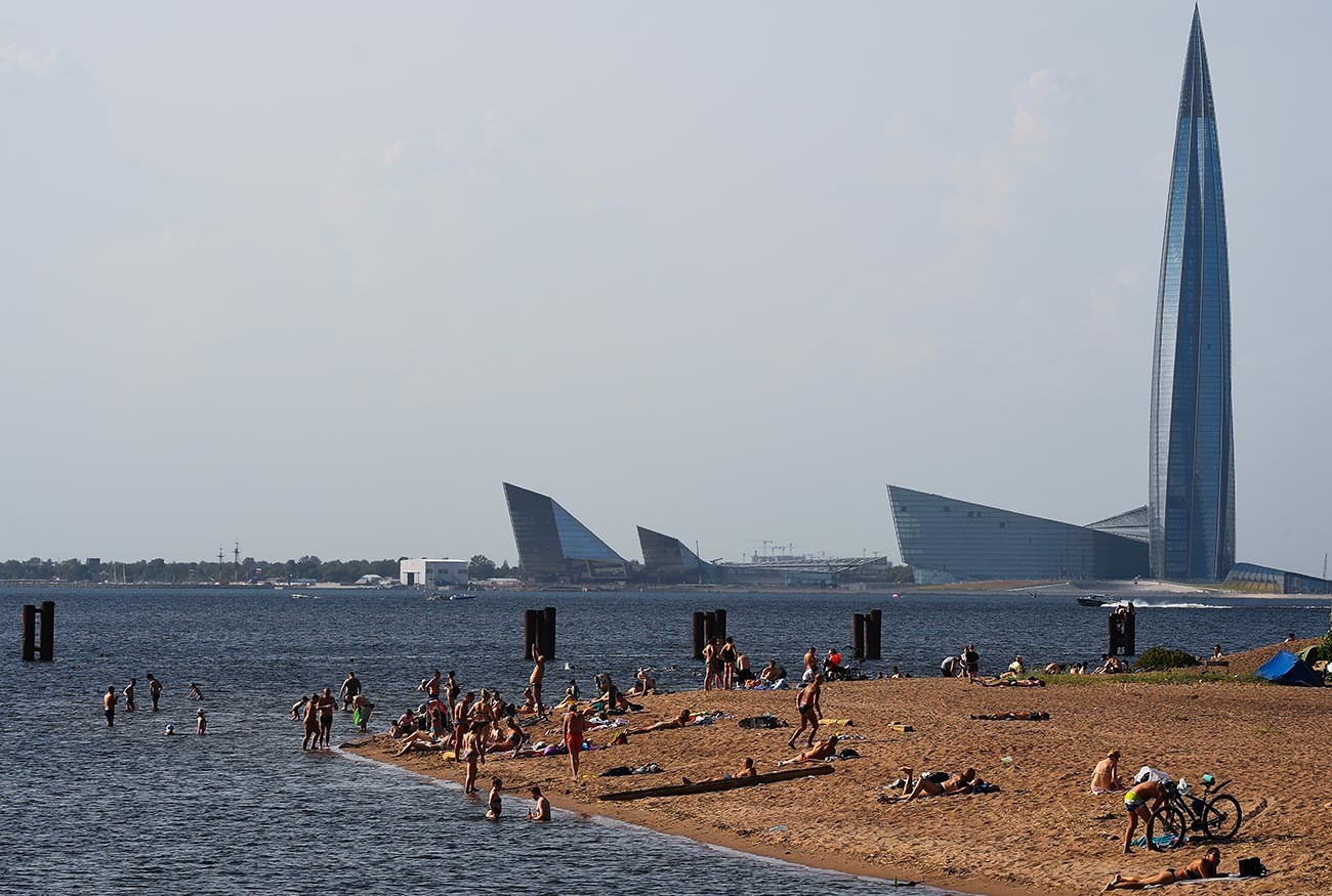 Vasilyevsky Island in St. Petersburg.