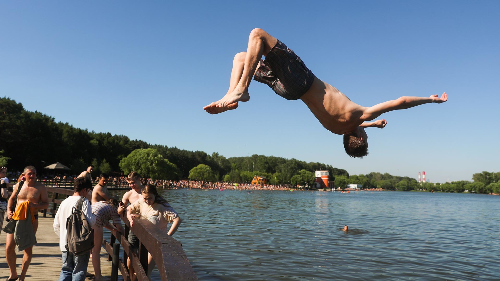 Meshchera Lake in Moscow.