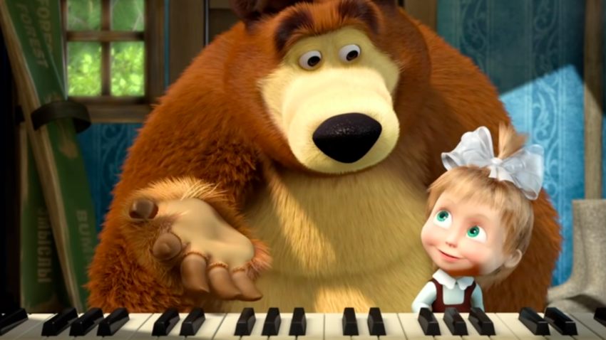 Masha E Orso Giro Del Mondo In Un Giorno