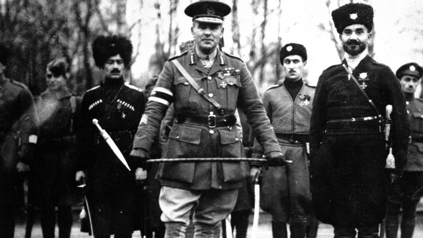 Why did British troops attack Russia in 1918?
