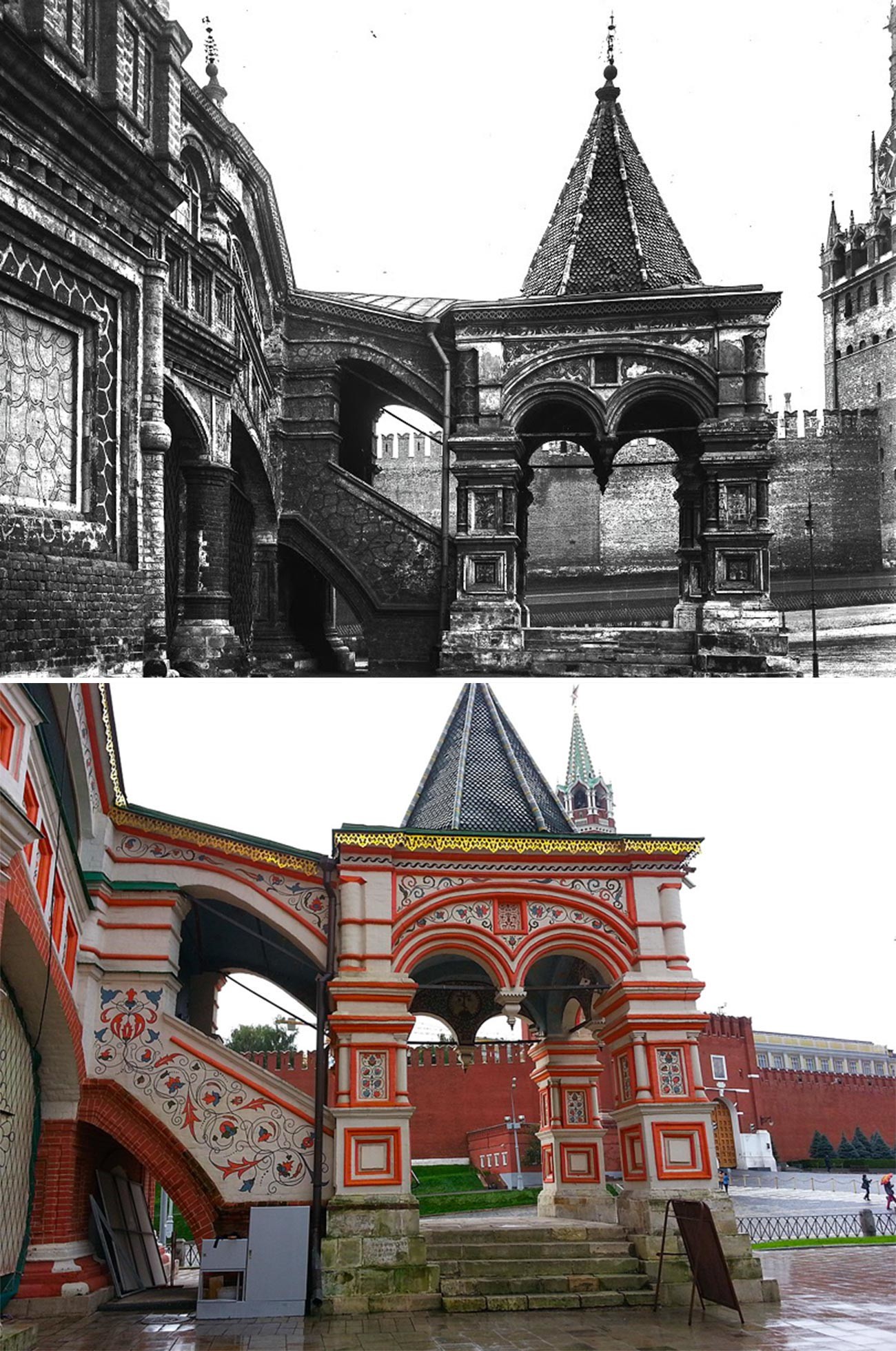 ビフォーアフター 聖ワシリイ大聖堂の百年前と今 ロシア ビヨンド