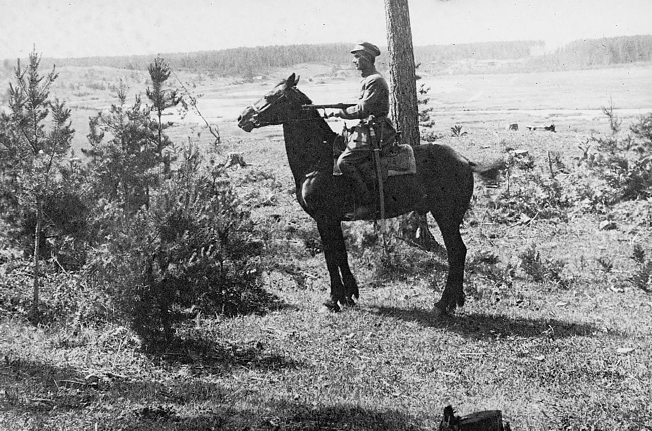 A Czechoslovak scout in Siberia.