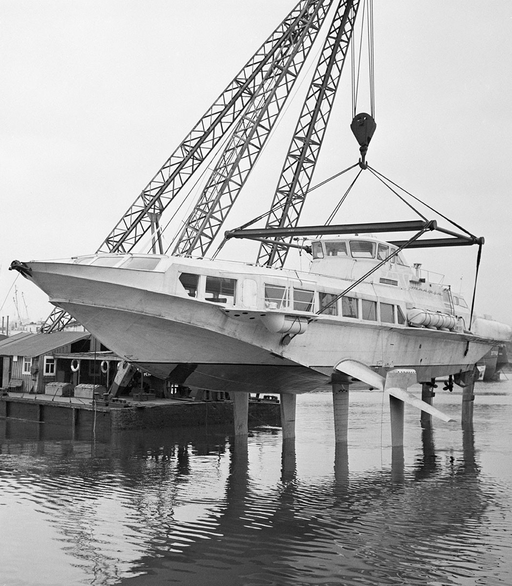 'Tayfun' hydrofoil, 1969.