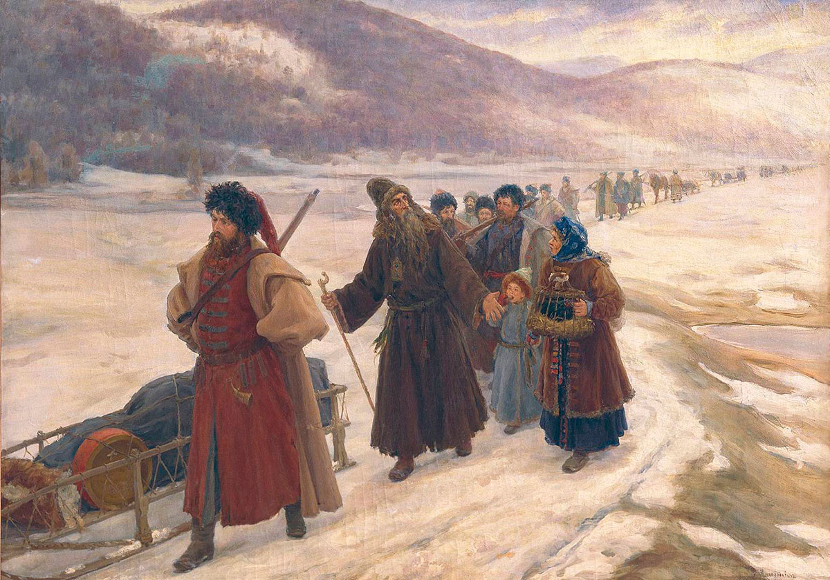 Sergei Miloradovich. Avvakum in Siberia, 1898