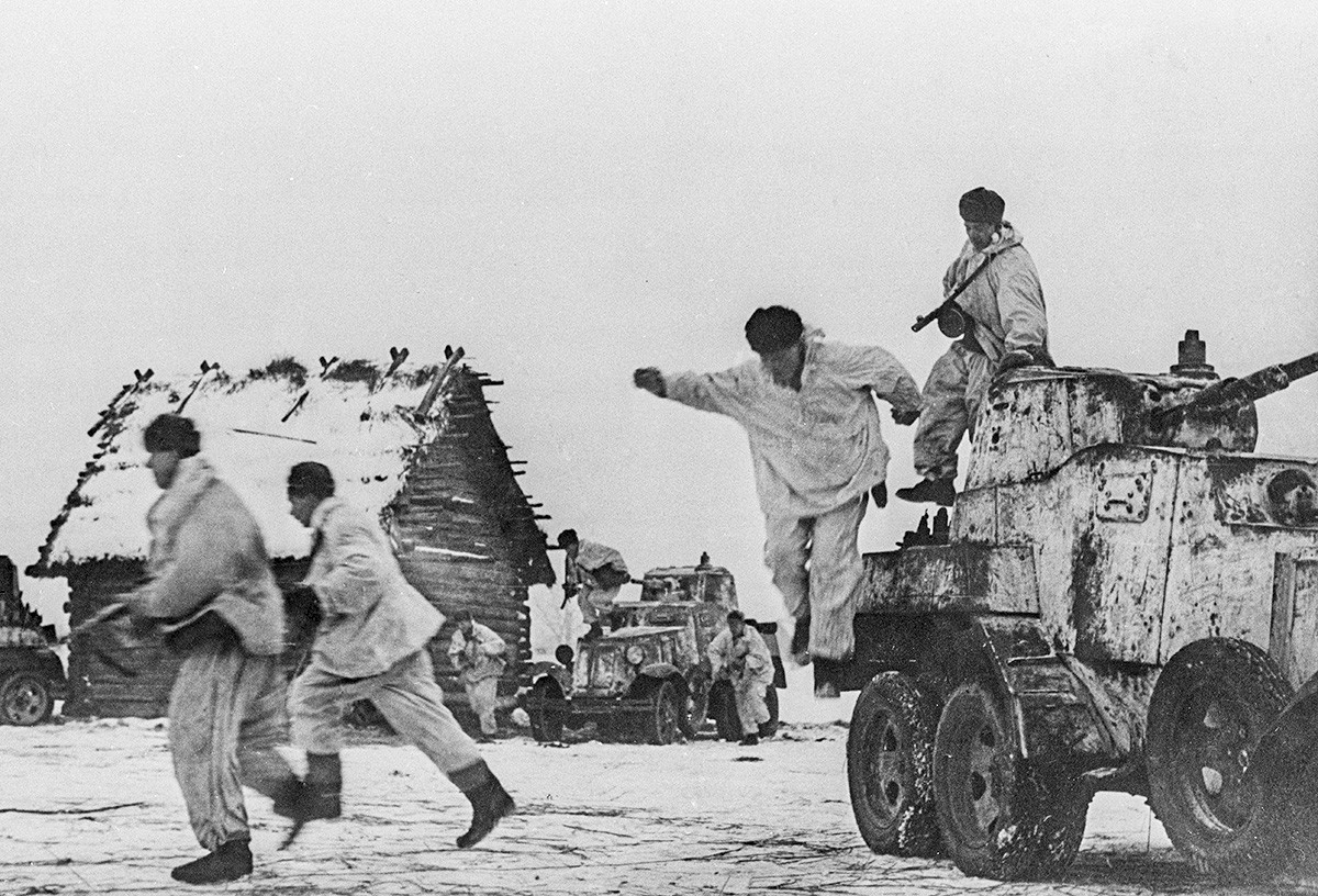 Attacco dei paracadutisti sul fronte di Leningrado. Distretto di Krasnoe Selo