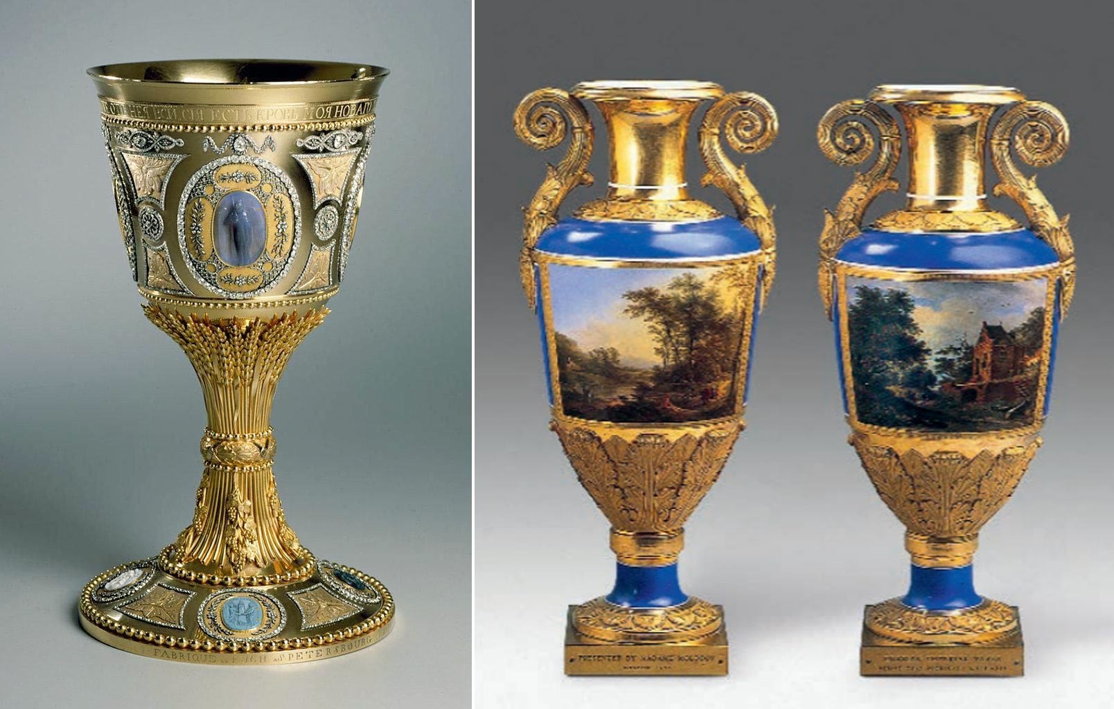 Imperial porcelain vases