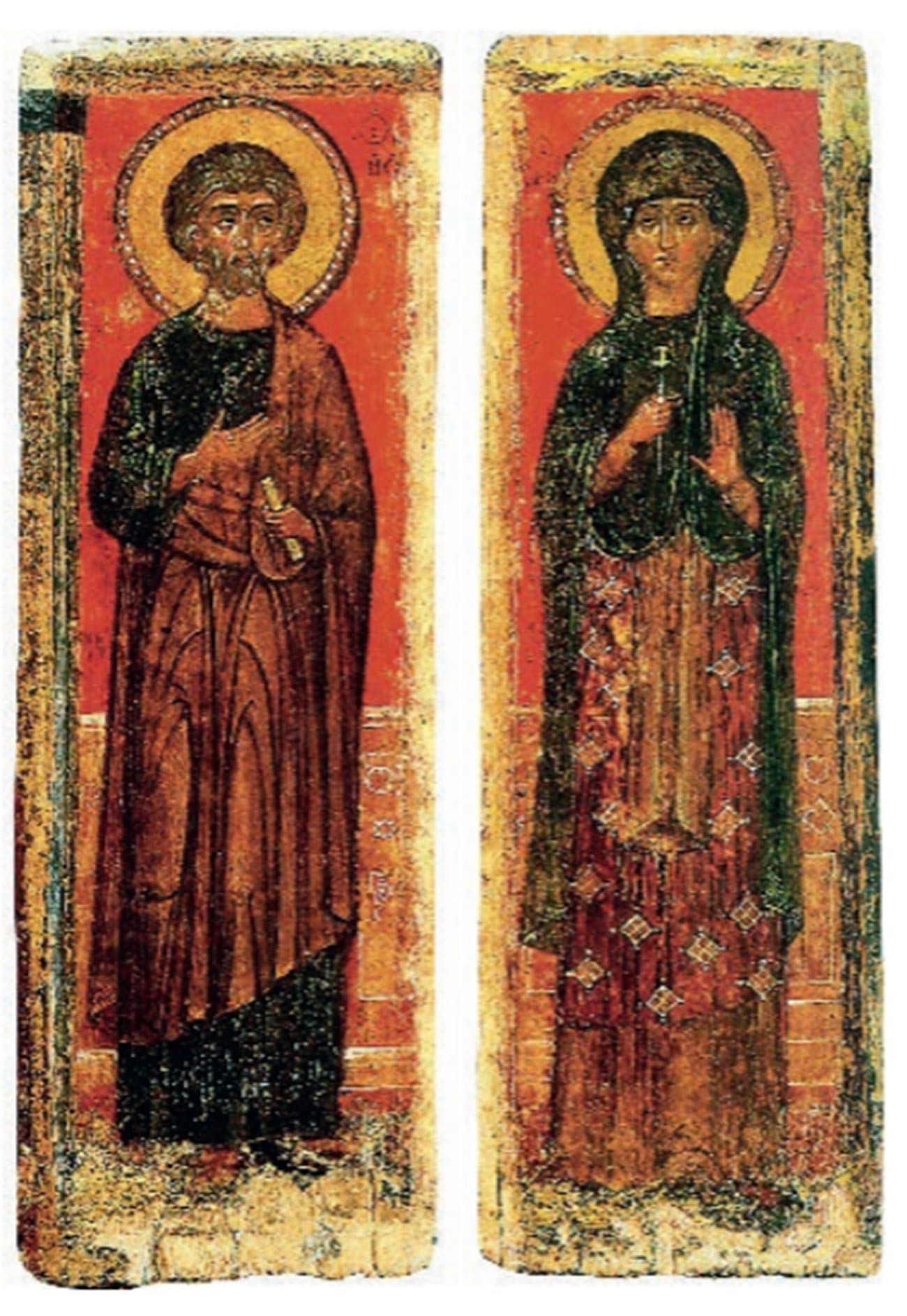Icon of the apostle Peter and the great unknown martyr