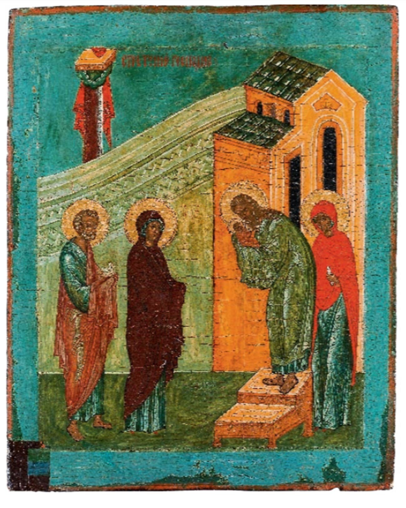 The icon Introduction to the Temple of the Blessed Virgin Mary