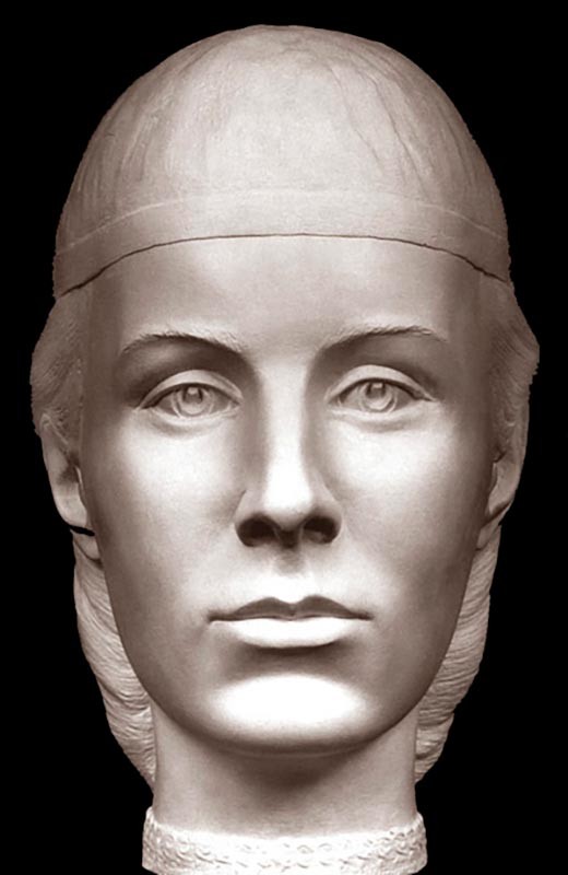 Елена Глинская. Реконструкция по череп