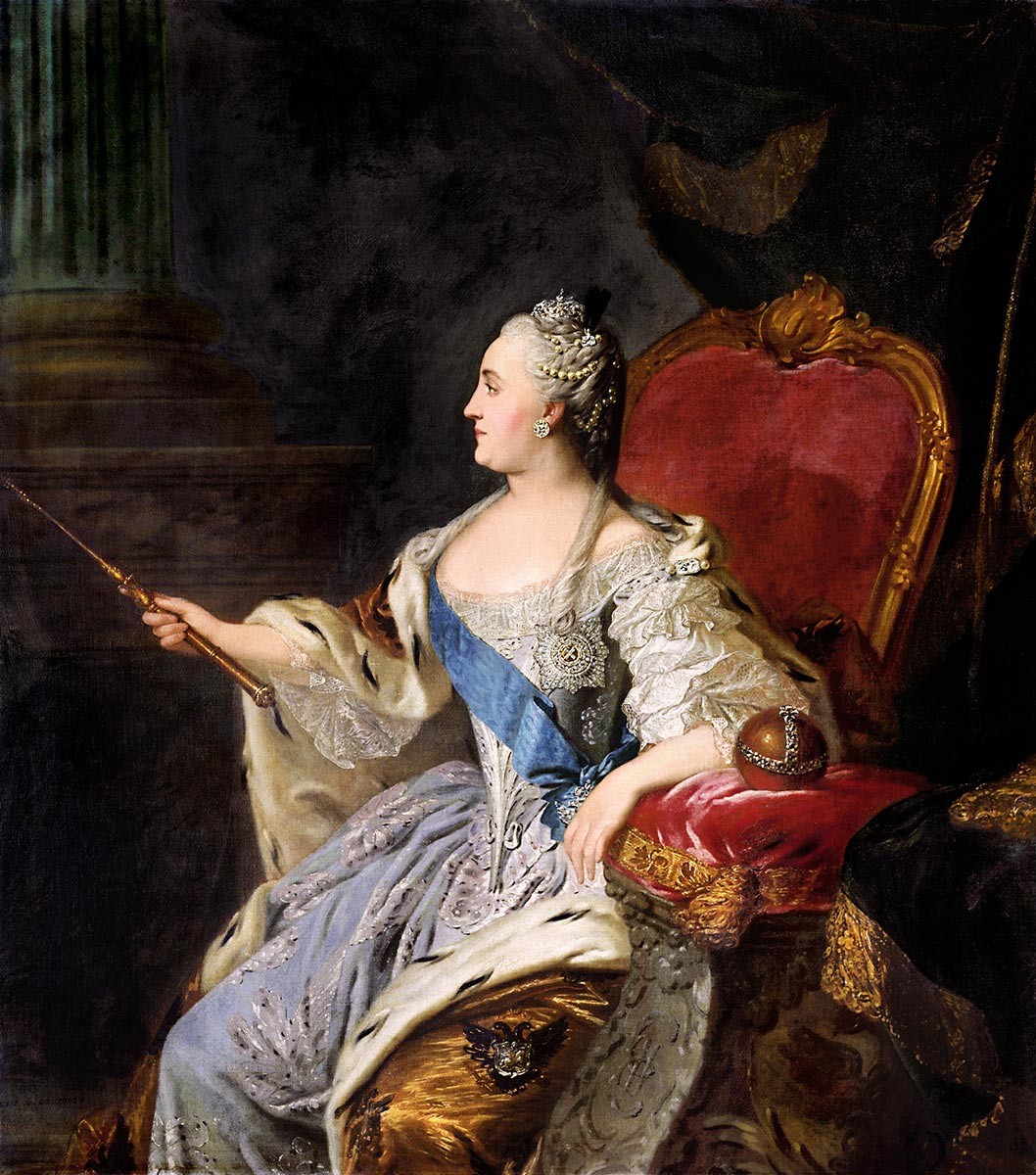 Портрет на Екатерина II, Ф. С. Рокотов, 1763 г.