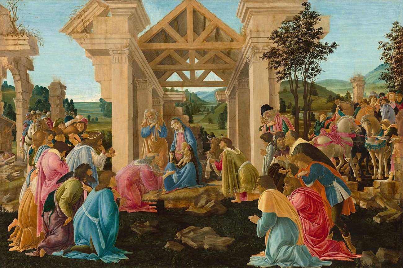 Sandro Botticelli. L'adorazione dei Magi
