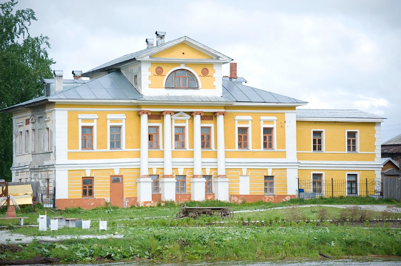 Usolye. Saltworks Office. View from Kama River. June 12, 2011