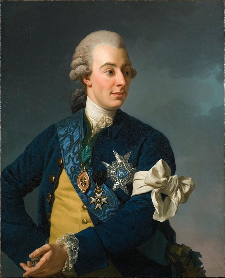 Gustav III. von Schweden, Alexander Roslin, 1772.