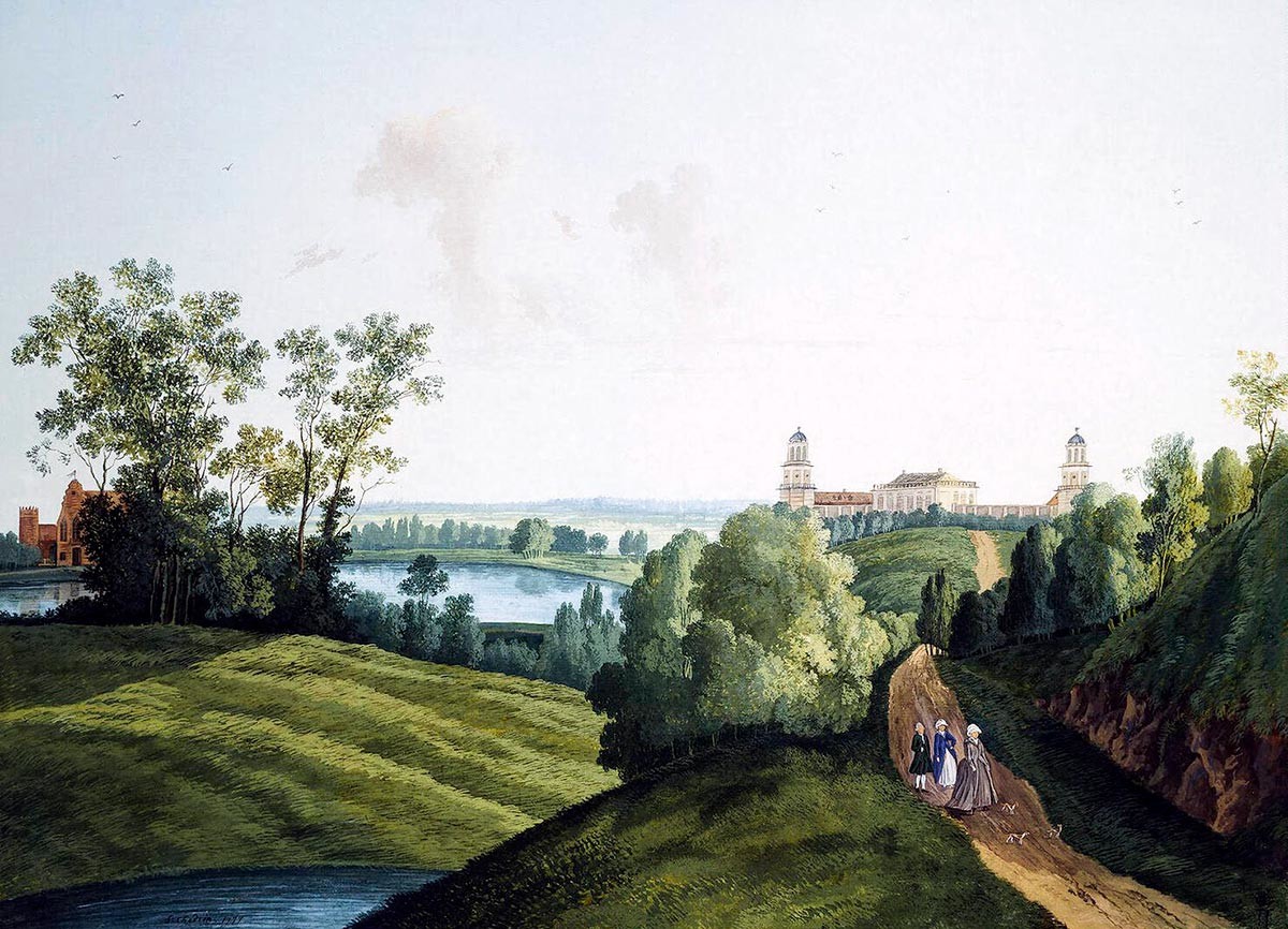 Zarskoje Selo im Jahr 1777.