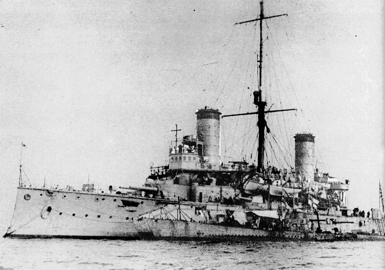 Јапанска оклопљена крстарица „Ниссин“.
