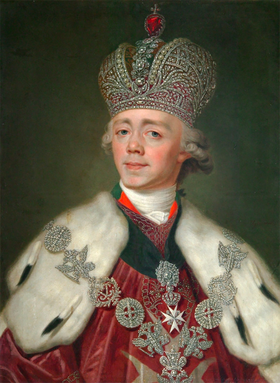 Vladimir Borovikovsky. Emperor Paul I of Russia