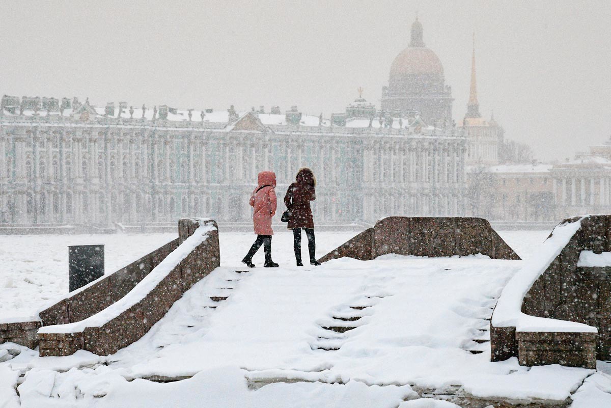 St. Petersburg in winter.
