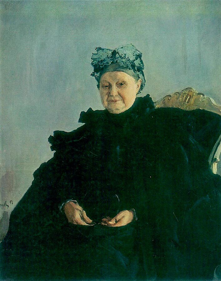 Maria Morozova, 1897, por Valentin Serov.
