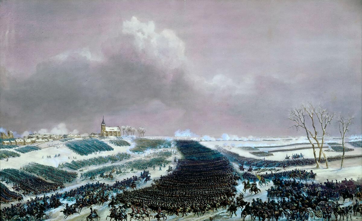 La bataille d'Eylau par Jean-Antoine-Siméon Fort, 1807 