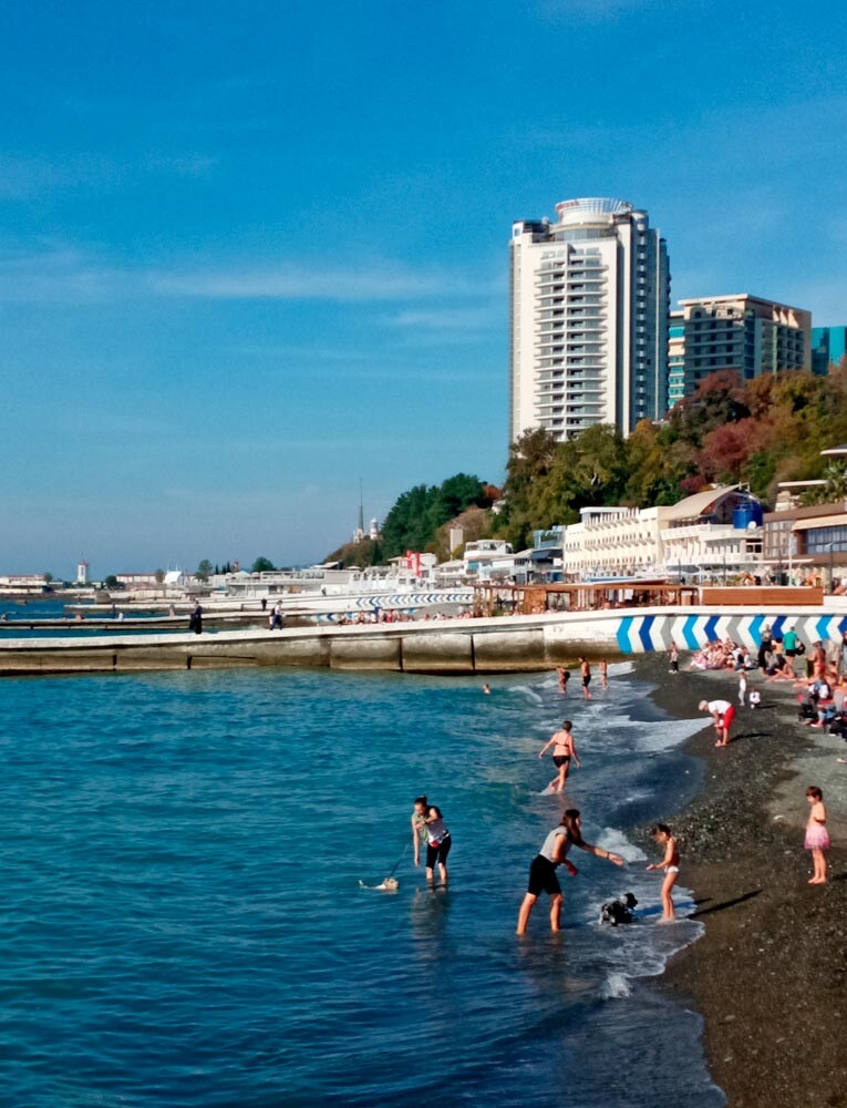 Un caldo novembre a Sochi

