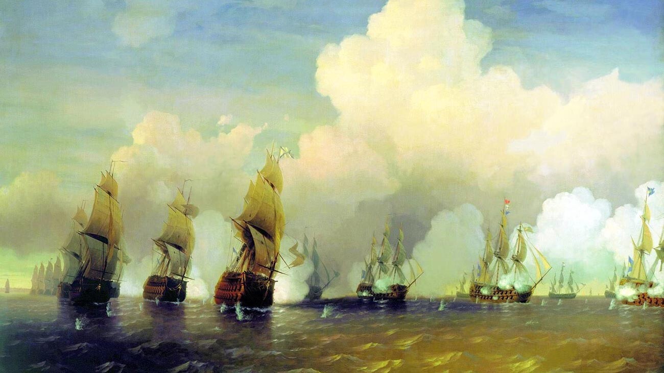 Alexey Bogolyubov.  The battle of Kronstadt