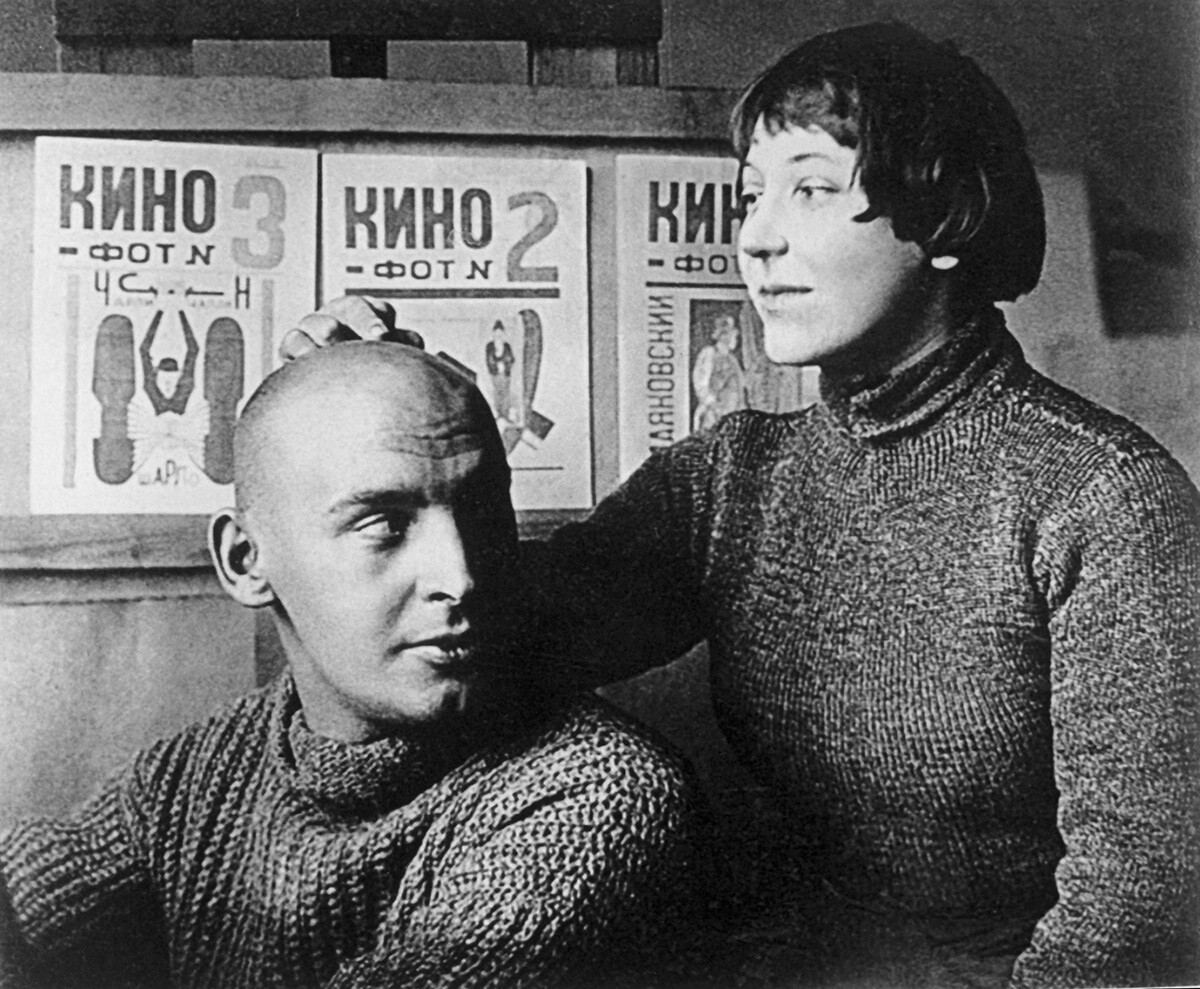 Alexander Rodtschenko mit seiner Frau Warwara Stepanowa.