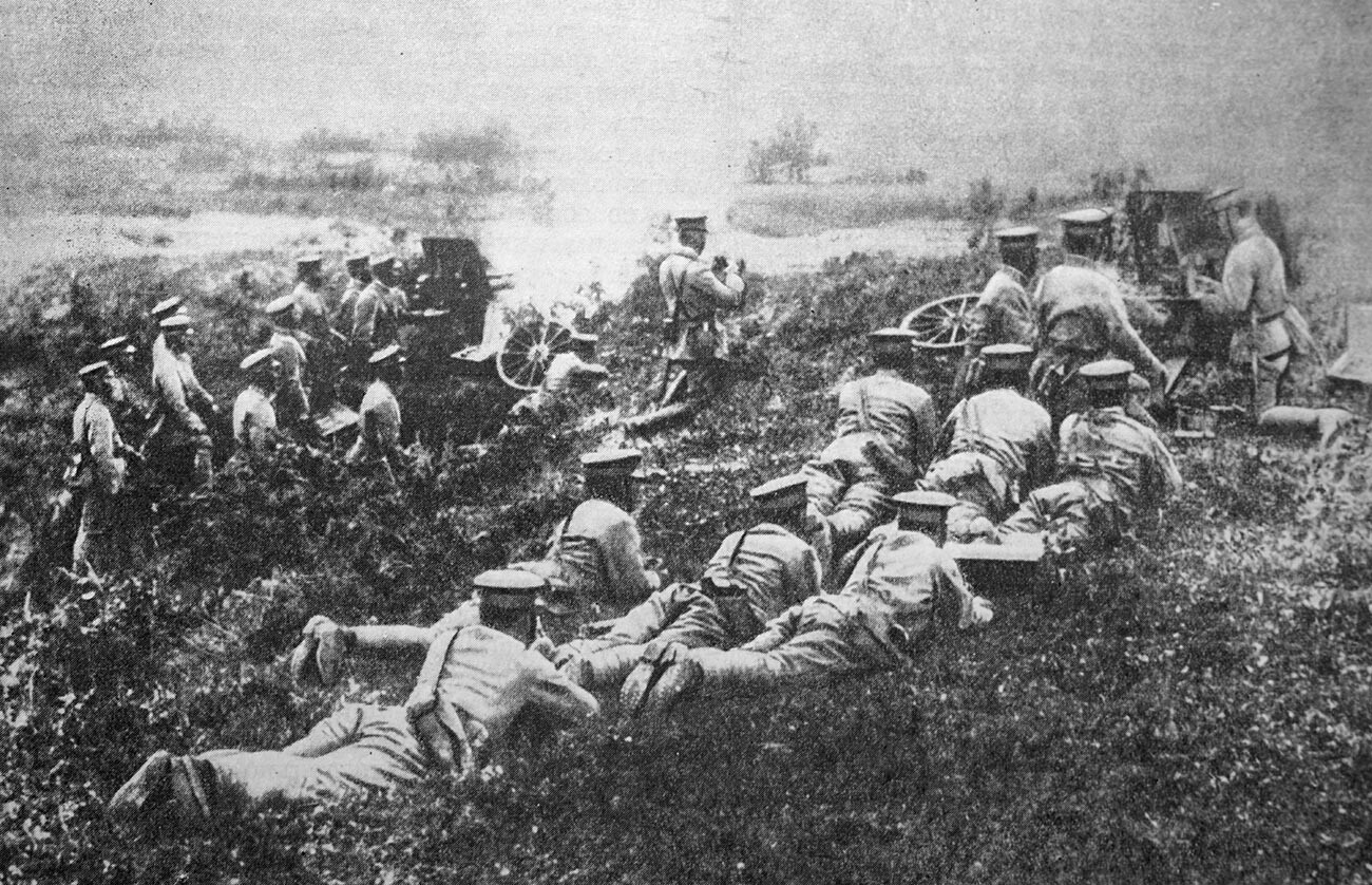 Јапанске трупе у Хабаровску, 1920.