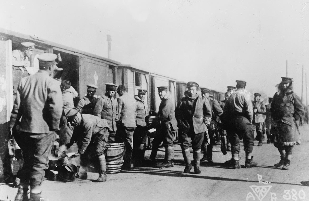 Јапанске трупе у Харбину, 1919. 