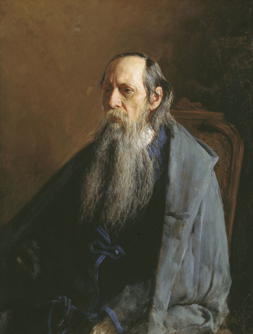 Nikolai Yaroshenko. Portrait of Saltykov-Shchedrin