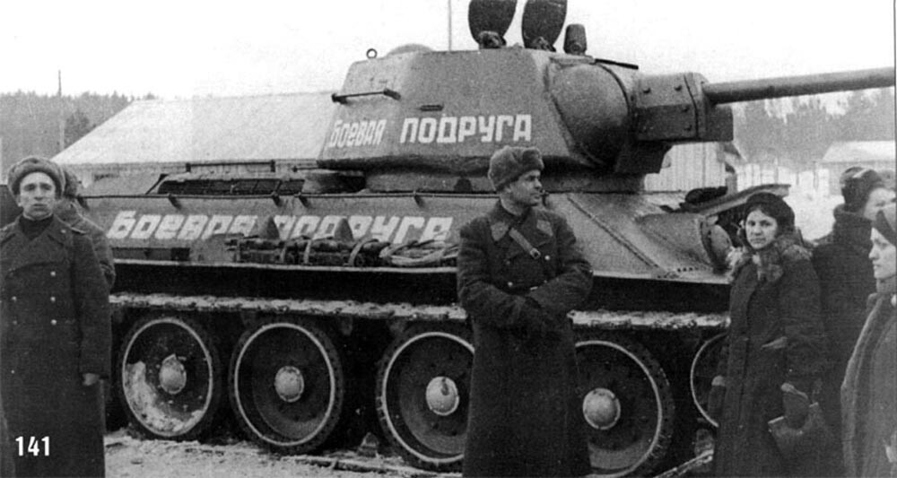 Kirill Ivanovitch Baida, comandante da tripulação do T-34  “Amiga de Combate”.