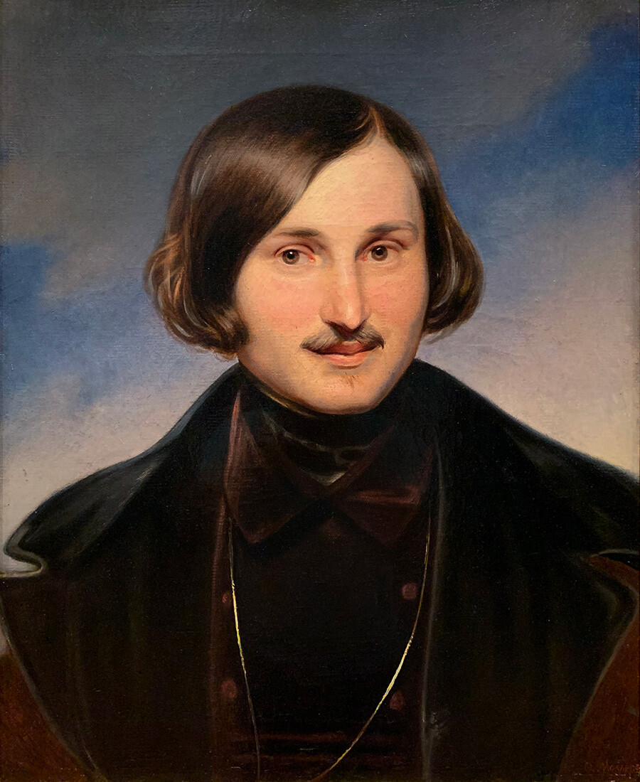 Н. В. Гогољ, портрет четком Ф. Молера (1840. Третјаковска галерија).