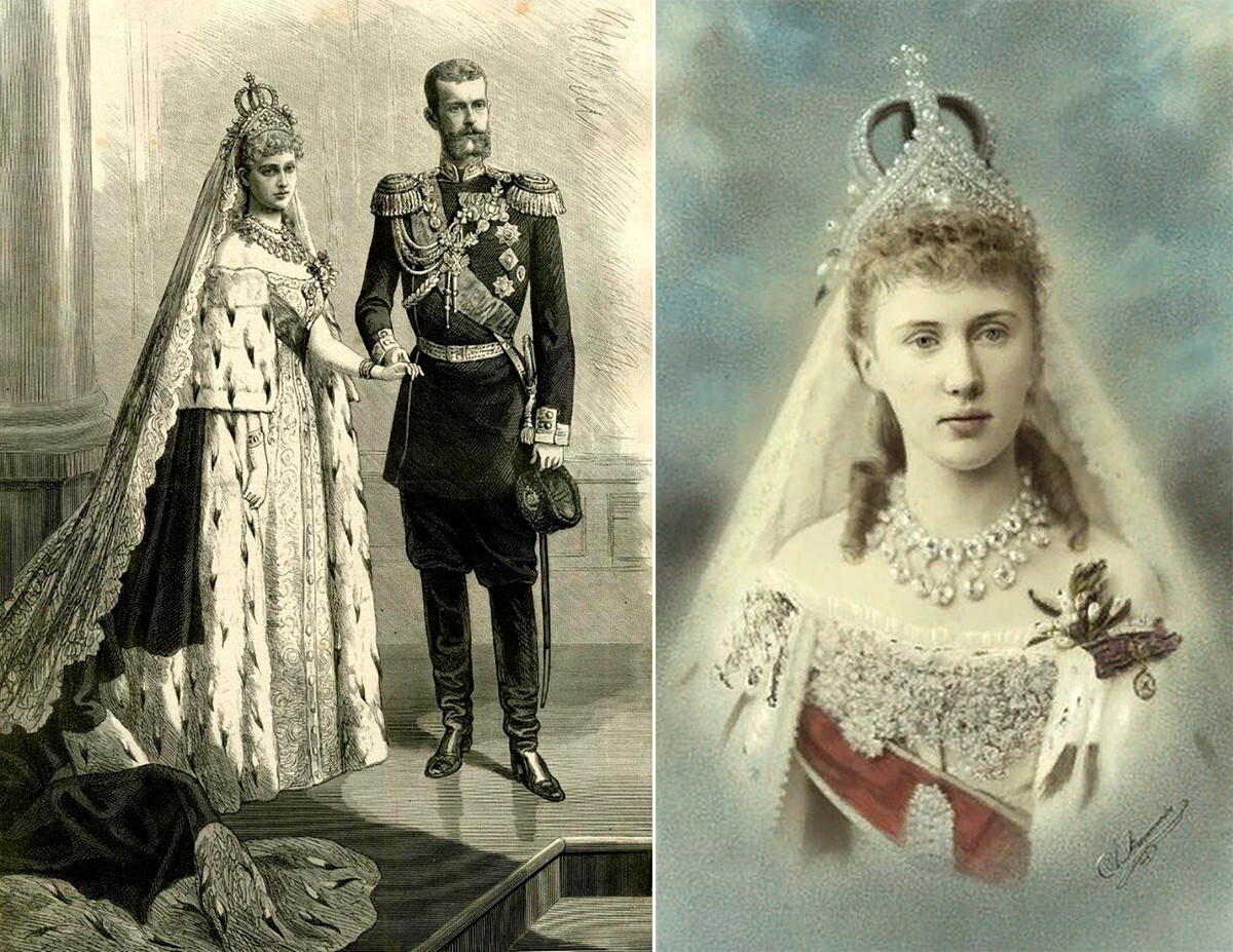 Il matrimonio del granduca Sergej e della principessa Elisabetta d'Assia, 1884 // Elisabetta Feodorovna