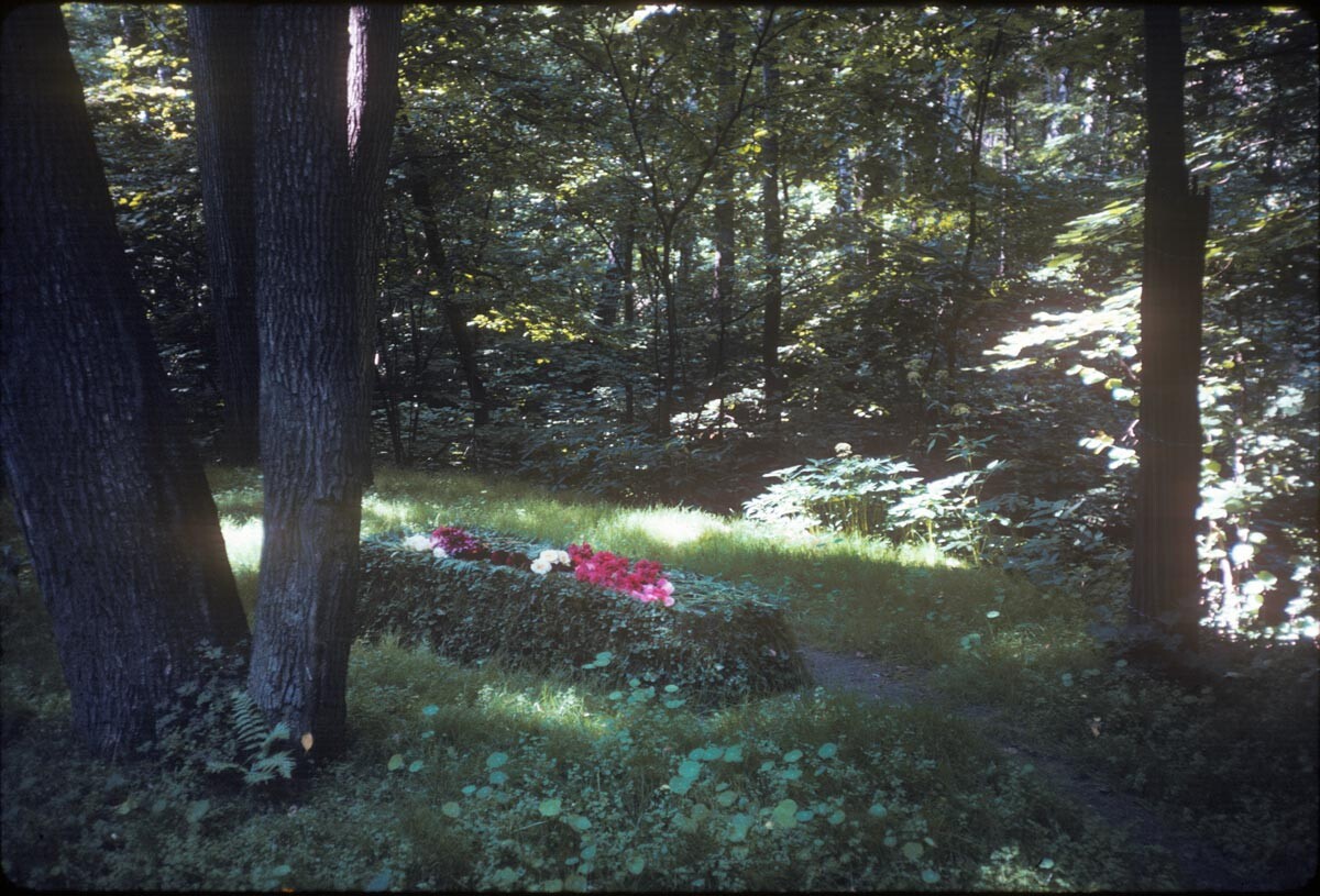 Yasnaya Polyana. Tolstoy’s grave. July 28, 1970