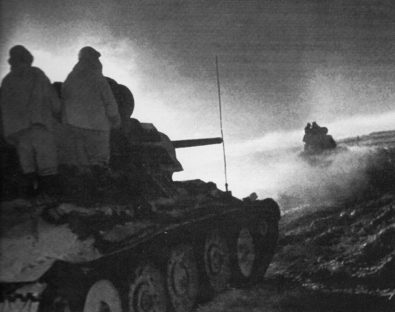 El Ejército Rojo durante la operación Pequeño Saturno.
