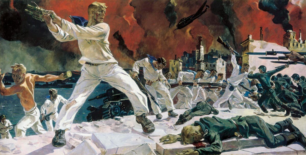 Aleksandr Deyneka. The Defense of Sevastopol, 1942